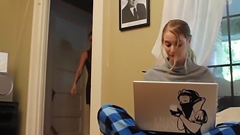Two Horny Stepsisters Enjoy Lesbian Sex At Home In Amateur Video