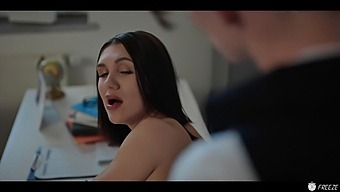 A Naughty Student Has Sex With His Attractive Teacher While The Clock Is Paused