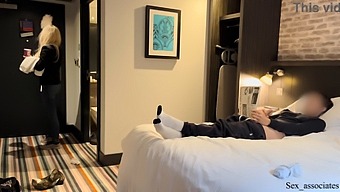 Hotel Maid Caught Unexpectedly Masturbating In Guest Room.