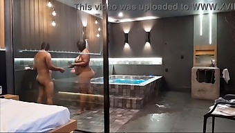 The Hottest Sex In The Motel Bathroom.