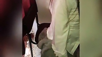 Old And Young: A College Teacher Seduces His Latina Student In A Classroom