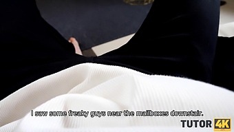 A College Professor Gets Playful With Her Student In A Dorm Room