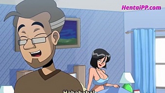 แม่ Milf นมใหญ่ช่วยให้ลูกเลี้ยงแตกในการ์ตูนนี้